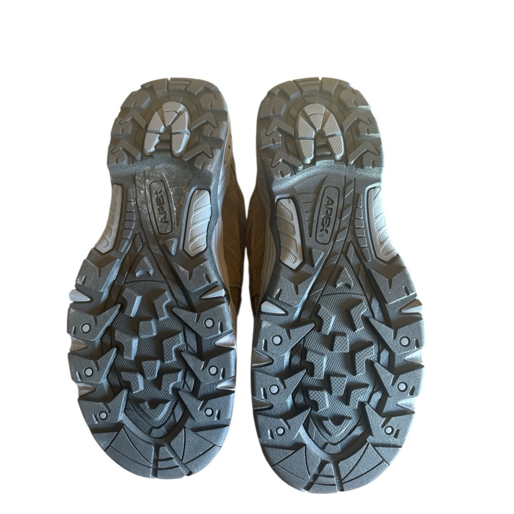 APEX Balance Brown Strap Shoe Walk Hiker Men's Sz 11.5 Added Traction Cushioning - Picture 4 of 11